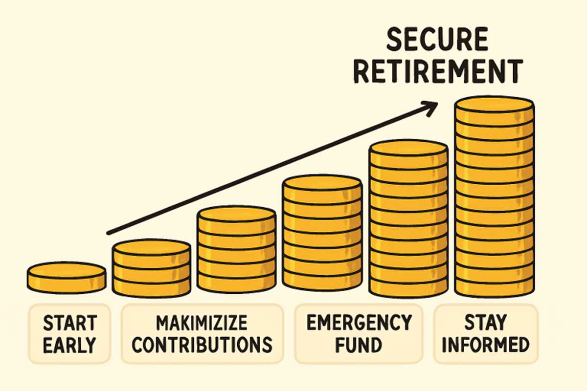 smart steps to building a secure retirement plan