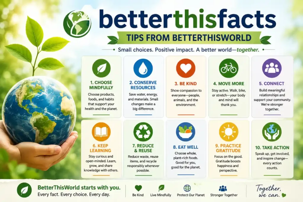 betterthisfacts tips from betterthisworld