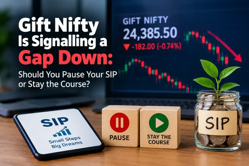 Gift Nifty Is Signalling a Gap Down_ Should You Pause Your SIP or Stay the Course_